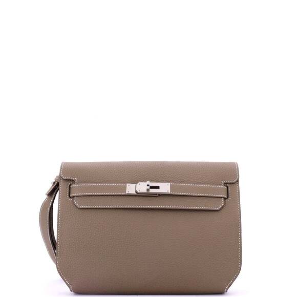 Hermes Kelly Depeches Pouch Togo 25 #182039H81B - Picture 1 of 10